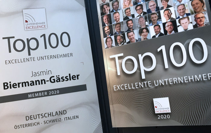Auszeichnung: Top 100 Unternehmer Excellence
