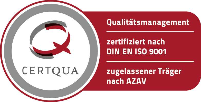 Certqua Siegel ISO 9001 AZAV